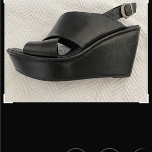 Born size 7 wedge sandals